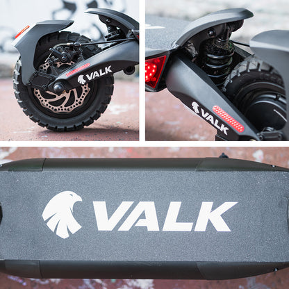 VALK Primal 9 Dual Motor 1600W Extreme Hill Climbing 45km/h Black

With the VALK Primal 9 Dual Motor 1600W Extreme Hill Climbing 45km/h Black, conquer steep terrain with ease. Equipped with dual 1600W motors, reaches speeds of up to 45km/h for an adrenaline-pumping ride. The rugged black design adds a touch of style to its exceptional performance.