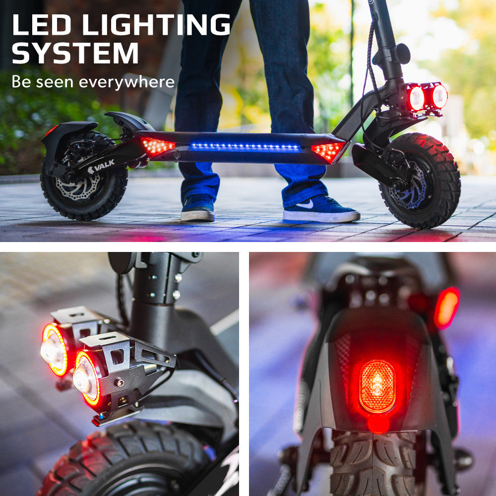 VALK Primal 9 Dual Motor 1600W Extreme Hill Climbing 45km/h Black

With the VALK Primal 9 Dual Motor 1600W Extreme Hill Climbing 45km/h Black, conquer steep terrain with ease. Equipped with dual 1600W motors, reaches speeds of up to 45km/h for an adrenaline-pumping ride. The rugged black design adds a touch of style to its exceptional performance.