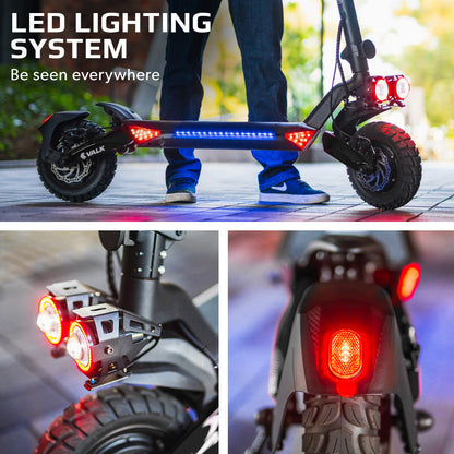 VALK Primal 9 Dual Motor 1600W Extreme Hill Climbing 45km/h Black

With the VALK Primal 9 Dual Motor 1600W Extreme Hill Climbing 45km/h Black, conquer steep terrain with ease. Equipped with dual 1600W motors, reaches speeds of up to 45km/h for an adrenaline-pumping ride. The rugged black design adds a touch of style to its exceptional performance.