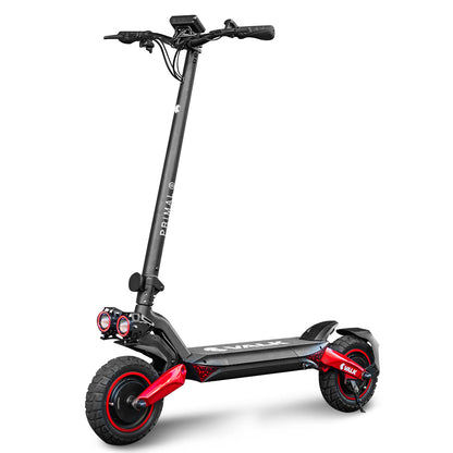 VALK Primal 9 Dual Motor 1600W Extreme Hill Climbing Range 60km 45km-h Black/Red