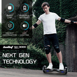 BULLET Hoverboard Electric Scooter 6.5 Inch Wheels Self Balancing Gen III Carbon Fiber Style