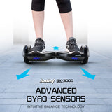 BULLET Hoverboard Electric Scooter 6.5 Inch Wheels Self Balancing Gen III Carbon Fiber Style