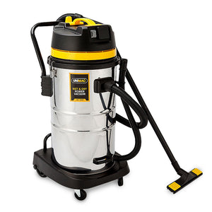 UNIMAC wet and dry power vacuum cleaner on a white background