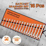RYNOMATE 6-24mm Ratchet Spanner Set (16pcs) RNM-RS-100-JL