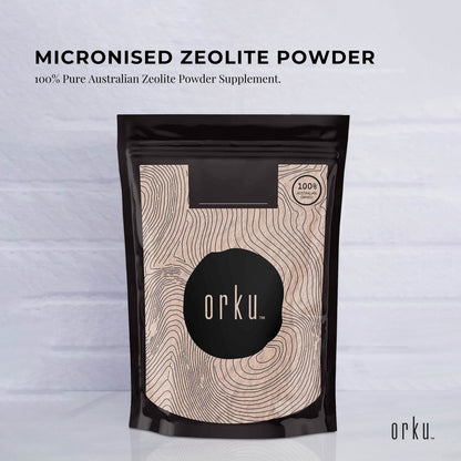 50g Pure Micronised Zeolite Powder Mineral - Micronized Volcamin Clinoptilolite