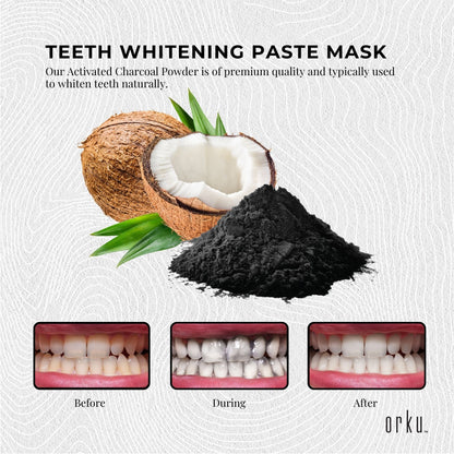 Bulk Buy Teeth Whitening Powder 400g Activated Carbon Powder Coconut Charcoal