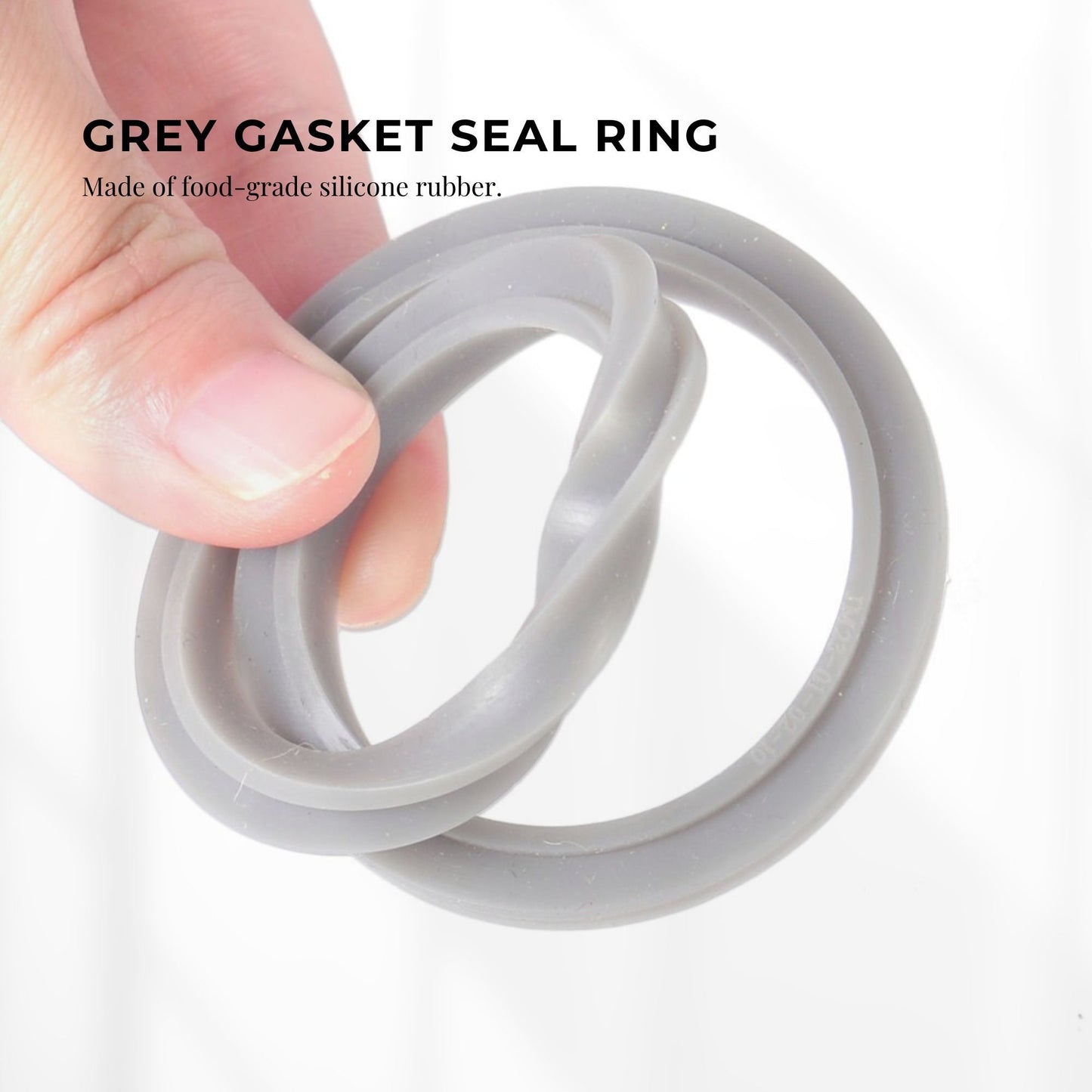 2x Grey Gasket Seal Ring Compatible with Nutribullet 600 900 1200W 90mm
