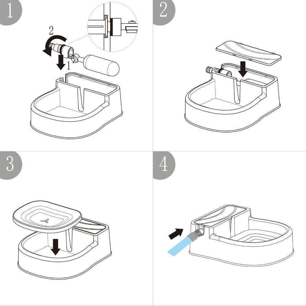 Auto Filling Dog Drinking Water Fountain - Outdoor Automatic Pet Drinking Bowl - Factory Direct Shop