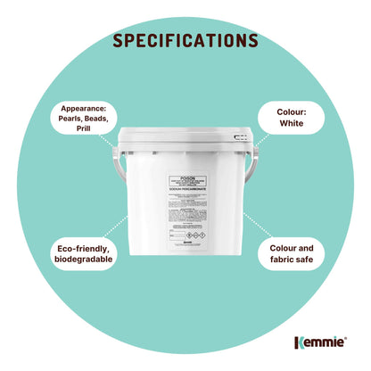 5Kg Sodium Percarbonate Tub - Eco Laundry Cleaner Brew Sanitiser Oxygen Bleach