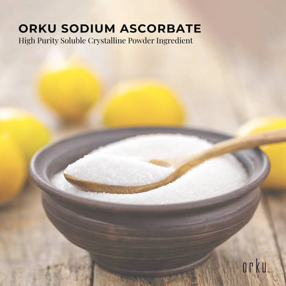 2Kg Sodium Ascorbate Powder - Vitamin C Buffered Pharmaceutical Ascorbic Acid
