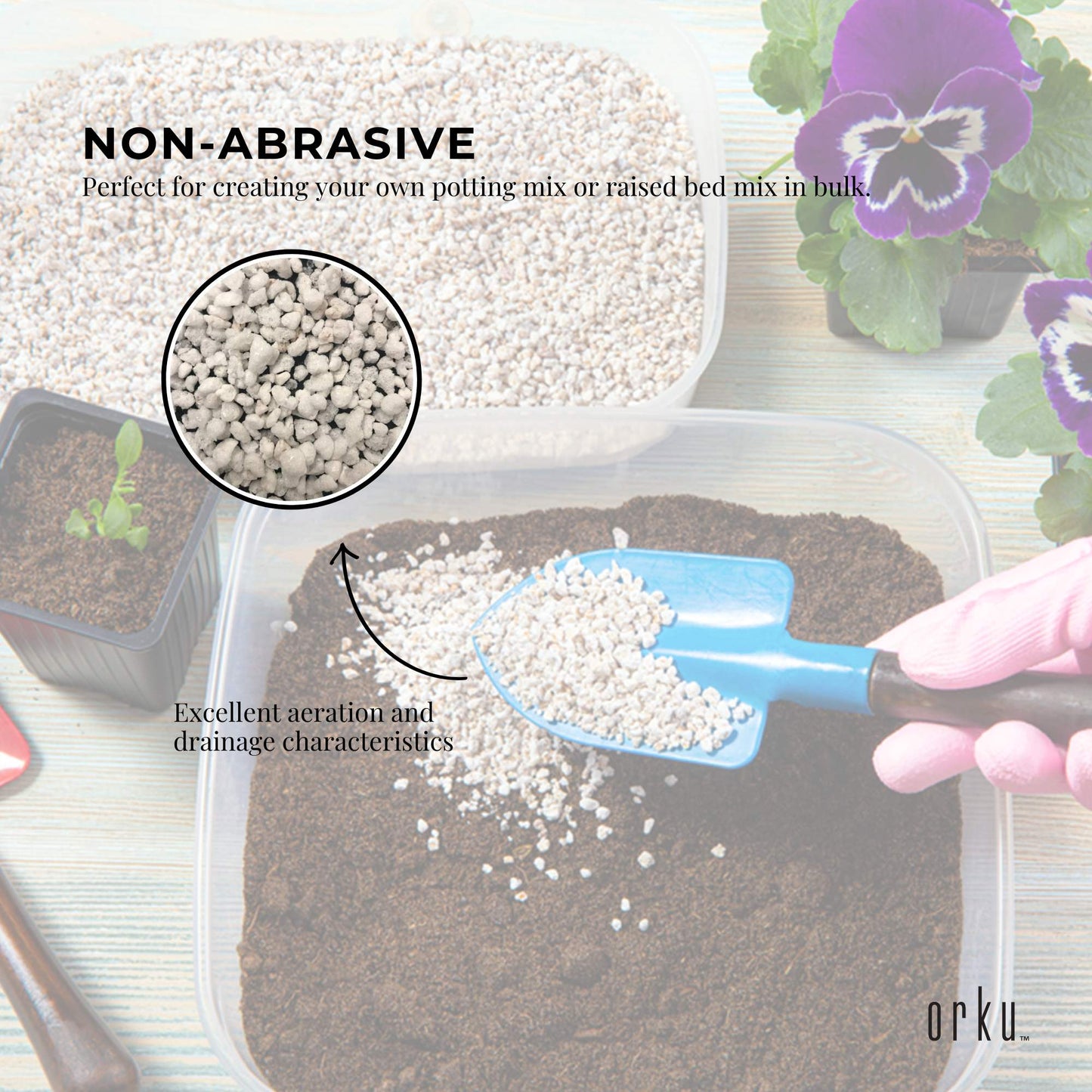 100L Organic Perlite Coarse Premium Soil Expanded Medium Plants Hydroponics Bulk