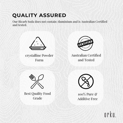 Bulk Buy Teeth Whitening Powder 1.3Kg Sodium Bicarbonate Tub - Food Grade Bicarb Baking Soda Hydrogen Carbonate