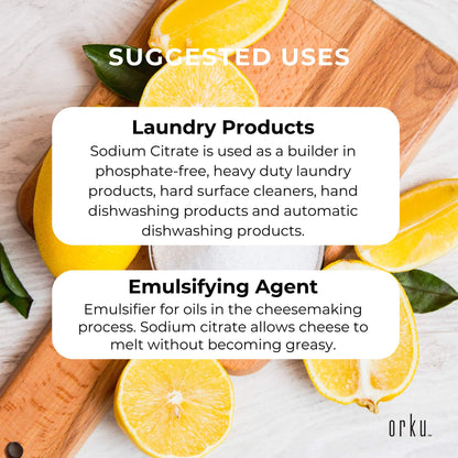 400g Sodium Citrate Powder - Trisodium Food Grade Salt Acid Preservative