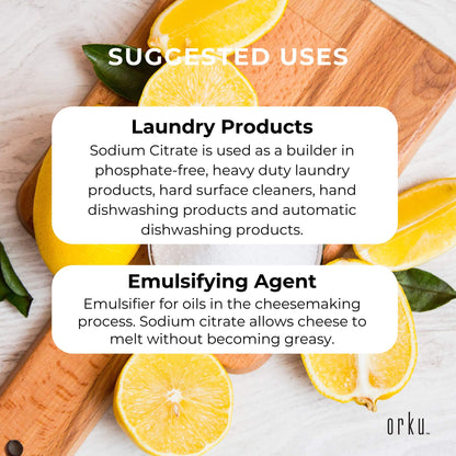 Bulk 10Kg Sodium Citrate Powder - Trisodium Food Grade Salt Acid Preservative