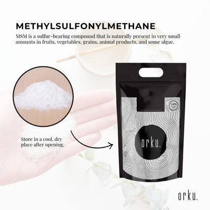 20Kg MSM Powder or Crystals Tub - 99% Pure Methylsulfonylmethane Dimethyl Sulfone