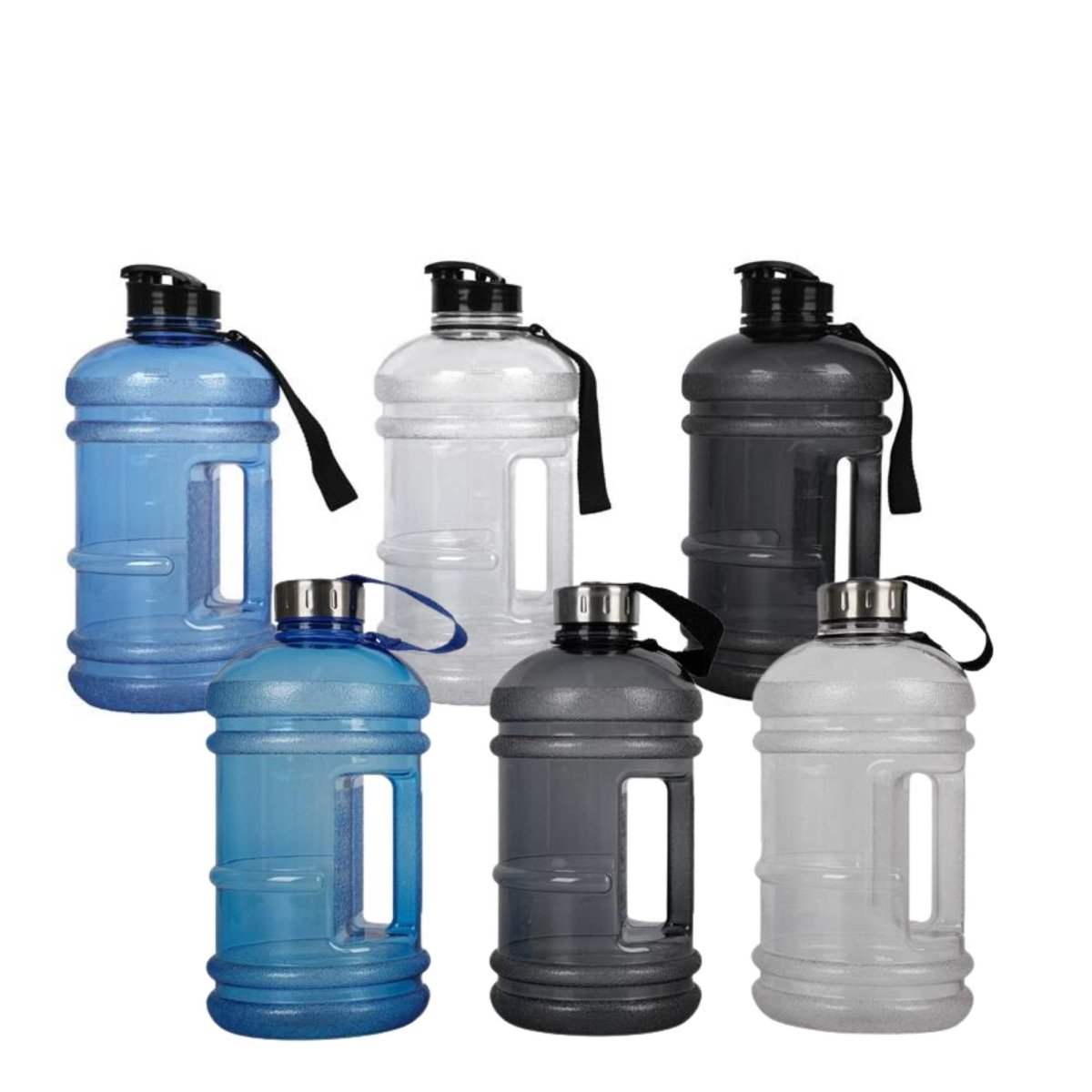 BPA Free Water Bottle 2.2L - Random Colour + Random Lid - Factory Direct Shop