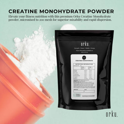 2Kg Creatine Monohydrate Powder - Micronised Pure Protein Supplement