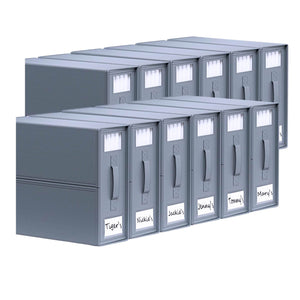 10x Kitchee Foldable Bed Sheet Storage Box – Linen & Closet Organiser Grey