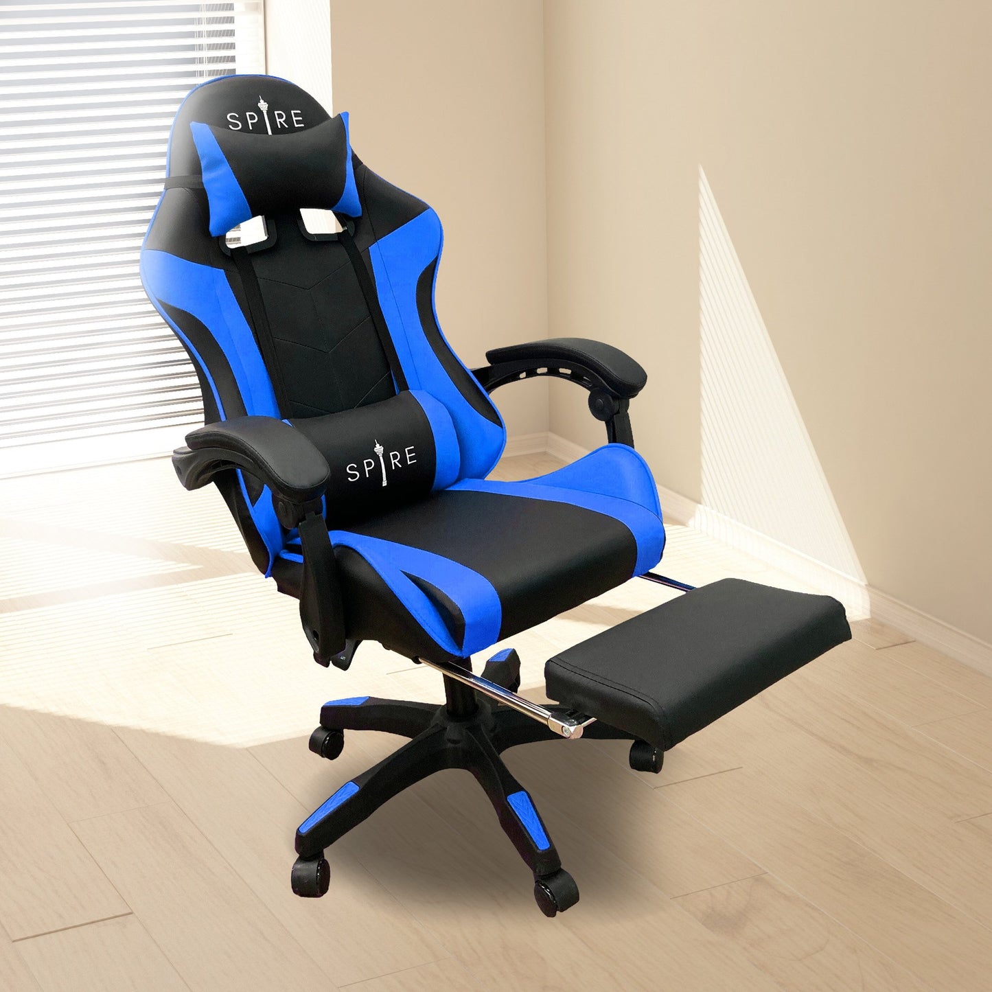 Intex Gaming Chair Spire Zinc Blue- Black