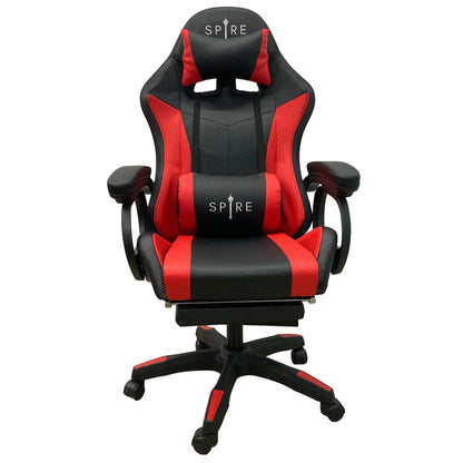 Intex Gaming Chair Spire Onyx with Led Massage - Red And Black