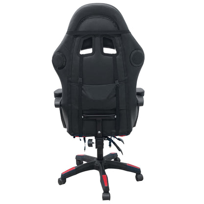 Intex Gaming Chair Spire Onyx with Led Massage - Red And Black
