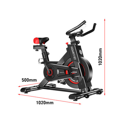 Powertrain Spin Bike IS-500 Heavy-Duty Exercise  Electroplated 