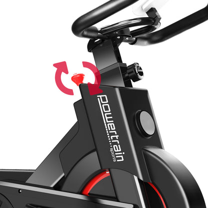 Powertrain Spin Bike IS-500 Heavy-Duty Exercise  Electroplated 