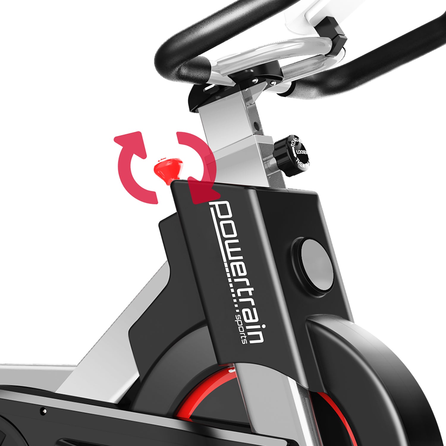 Powertrain Spin Bike IS-500 Heavy-Duty Exercise Electroplated 