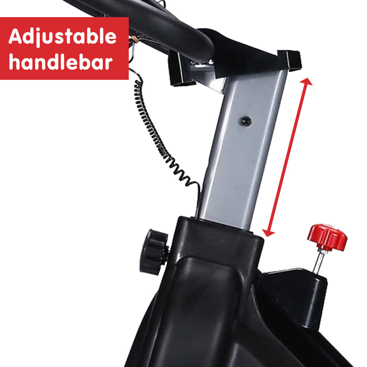 Powertrain  Spin Bike RX-600 Cardio Cycle - Red