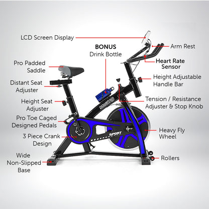 Powertrain Spin Bike Flywheel Spin