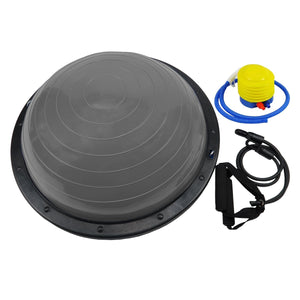 Powertrain Fitness Yoga Ball Home Gym Workout Balance Trainer Grey

This Powertrain Fitness Yoga Ball is an essential tool for any home gym workout, providing balance and stability to help enhance your yoga practice and other exercises. With its sleek grey design and durable materials, this balance trainer is perfect for improving your fitness goals.