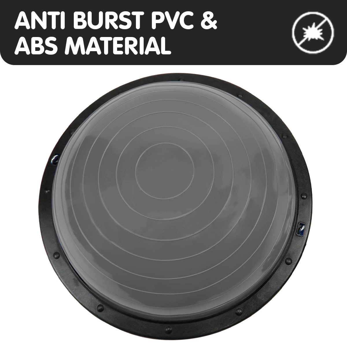 Powertrain Fitness Yoga Ball Home Gym Workout Balance Trainer Grey

This Powertrain Fitness Yoga Ball is an essential tool for any home gym workout, providing balance and stability to help enhance your yoga practice and other exercises. With its sleek grey design and durable materials, this balance trainer is perfect for improving your fitness goals.