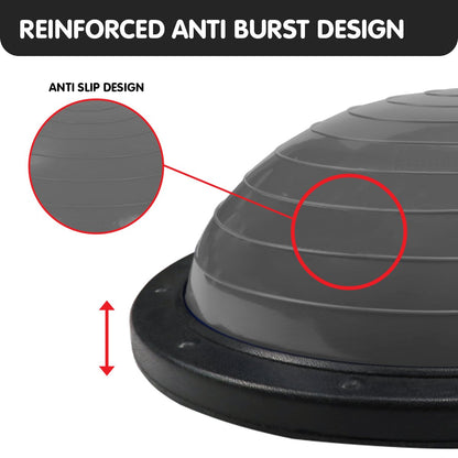 Powertrain Fitness Yoga Ball Home Gym Workout Balance Trainer Grey

This Powertrain Fitness Yoga Ball is an essential tool for any home gym workout, providing balance and stability to help enhance your yoga practice and other exercises. With its sleek grey design and durable materials, this balance trainer is perfect for improving your fitness goals.