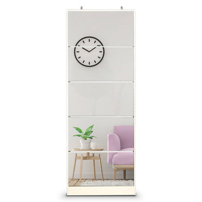 Sarantino Shoe Cabinet Rack Storage 5 Drawers 170 X 63 X 17cm