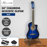 Karrera Childrens Acoustic Guitar Kids - Blue