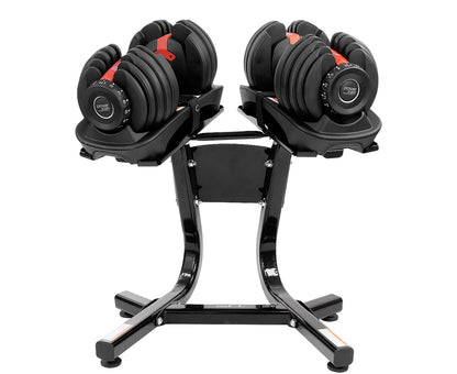 Powertrain Adjustable Dumbbells Set 2x 24kg -48kg with Stand