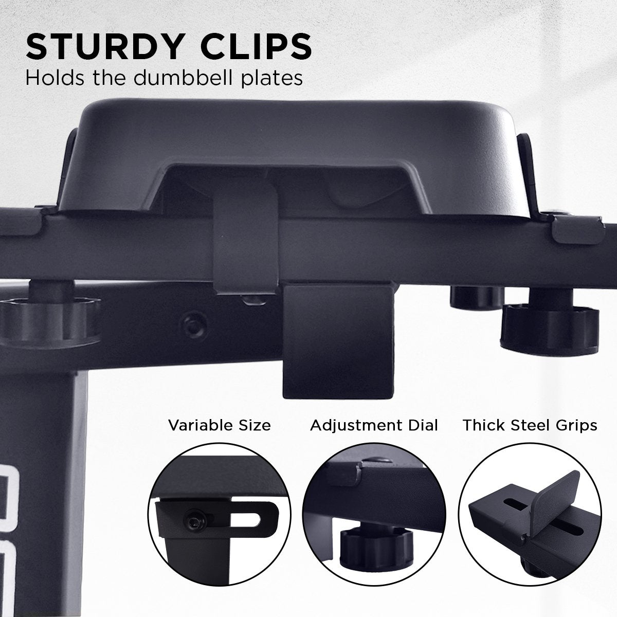 Powertrain Dumbbell Set GEN2 Pro Adjustable - 2 x 25kg - 50kg with Stand - Factory Direct Shop