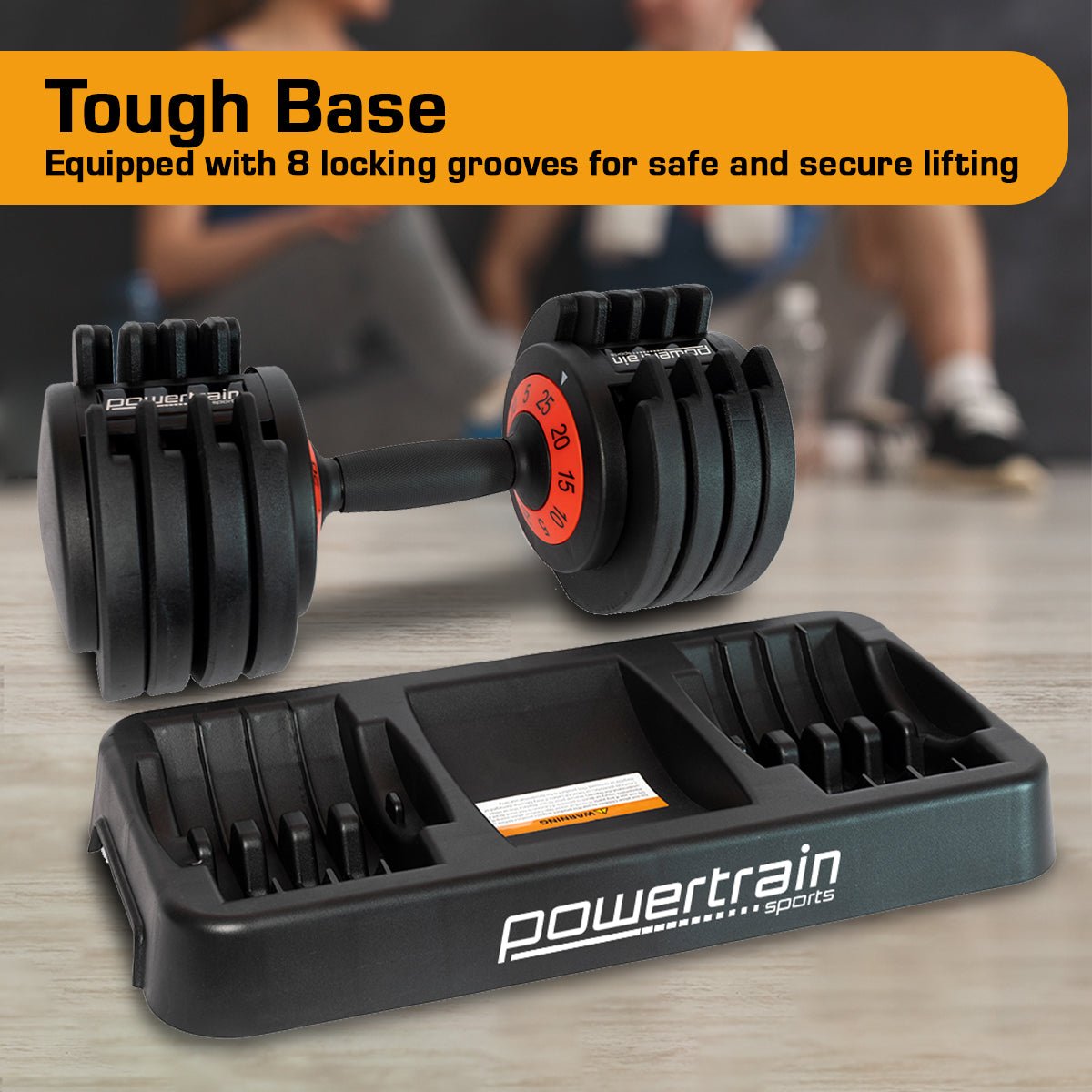 Powertrain GEN2 Pro Adjustable Dumbbell Weights - 25kg - Factory Direct Shop