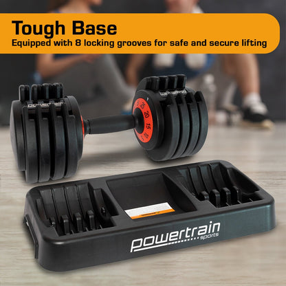 Powertrain GEN2 Pro Adjustable Dumbbell Weights - 25kg - Factory Direct Shop