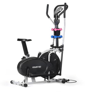 Powertrain Elliptical 5-in-1 Cross Trainer With Dumbbell Set