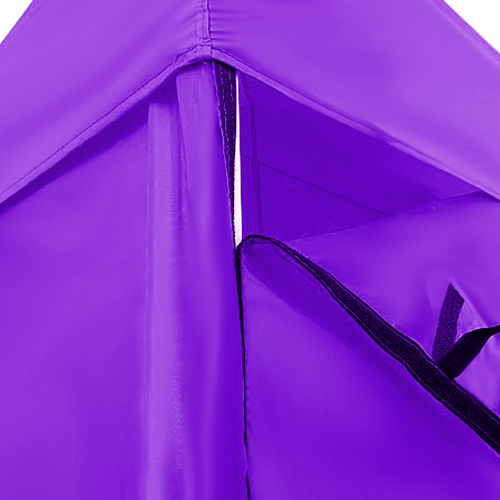 Wallaroo Gazebo Marquee 3x3 PopUp Outdoor-Purple
