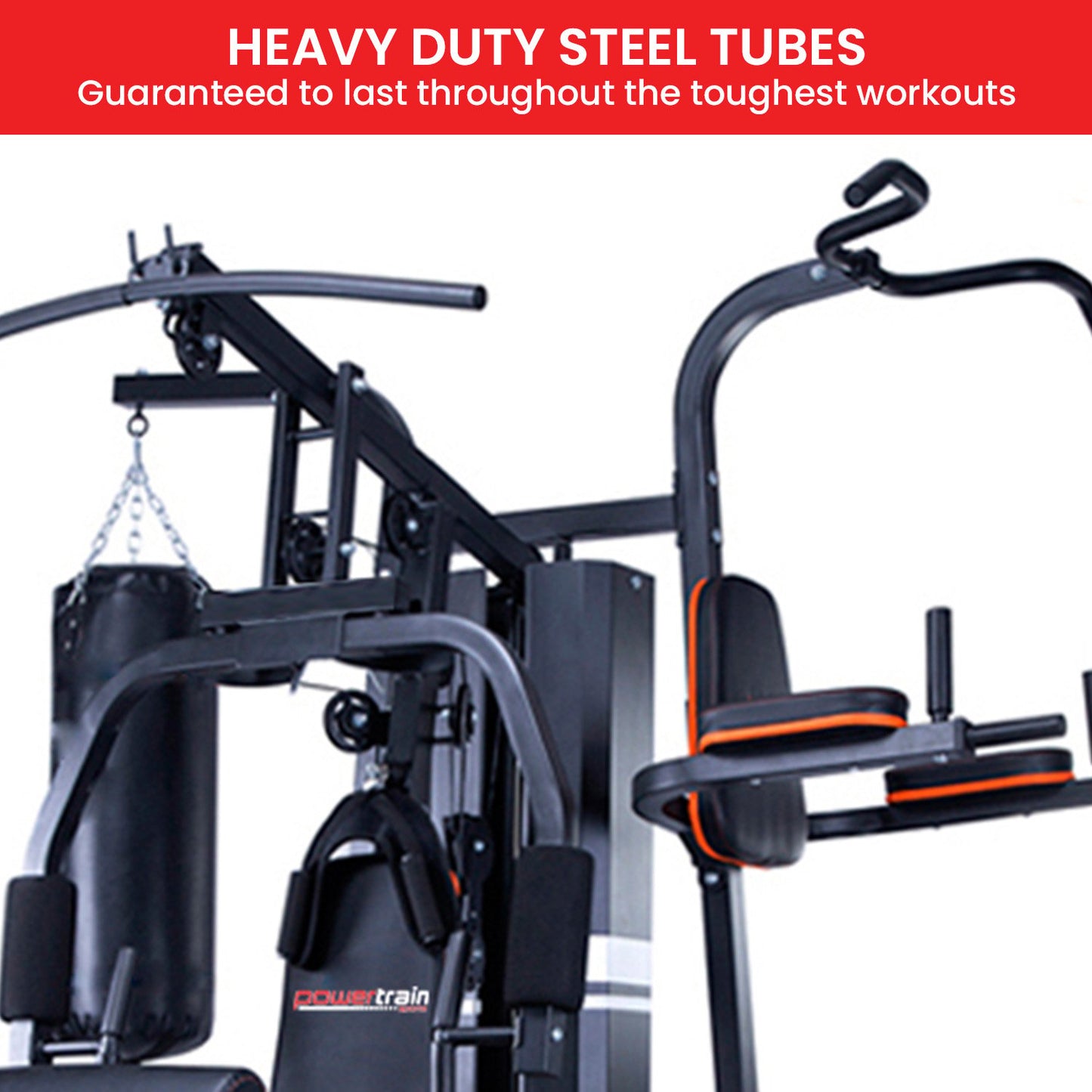 Powertrain Multi Station Home Gym 150lbs Weights Punching Bag

Get a complete workout with the Powertrain Multi Station Home Gym. With 150lbs of weights and a punching bag, you can strengthen and tone your entire body while improving your boxing skills. This all-in-one gym is perfect for any fitness level.