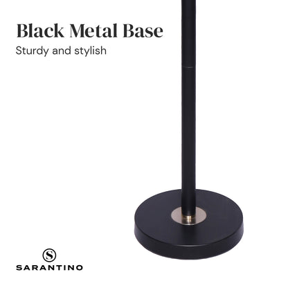 Sarantino Black/Brass Finish Reading Light  Electric Table Lamp