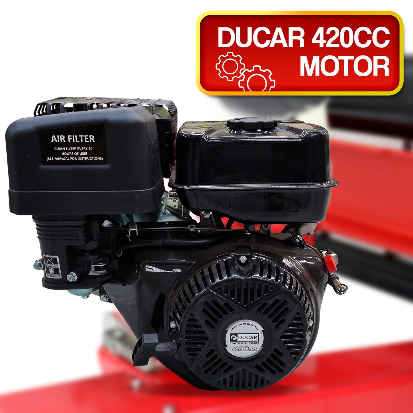 Yukon 60 Ton 420cc Hydraulic Log Splitter Petrol Engine Wood Firewood Cutter