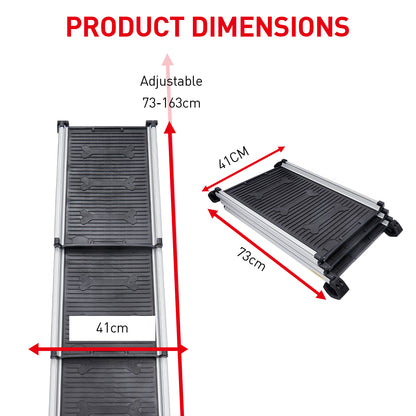 Furtastic Heavy - Duty Aluminium Telescopic Dog Pet Ramp - Factory Direct Shop