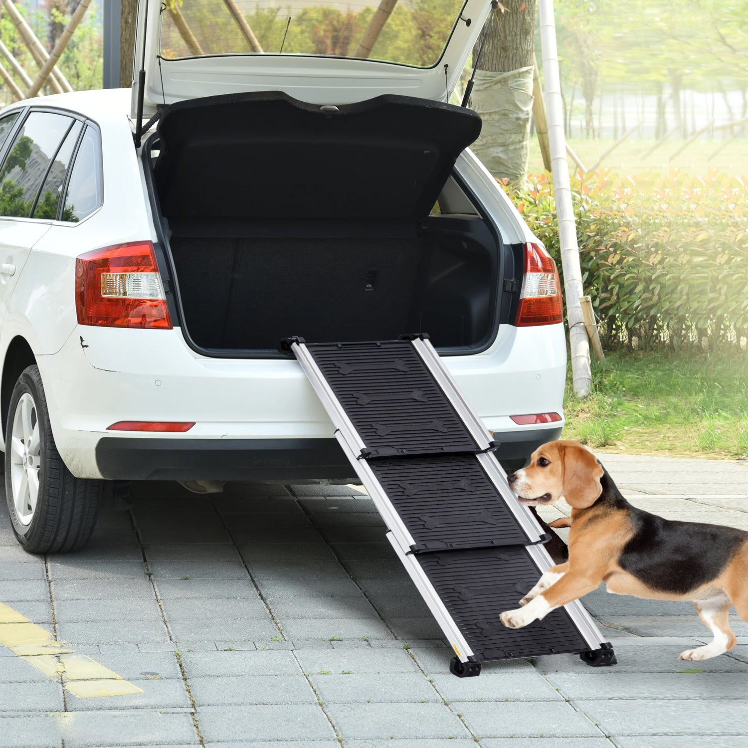 Furtastic Heavy - Duty Aluminium Telescopic Dog Pet Ramp - Factory Direct Shop