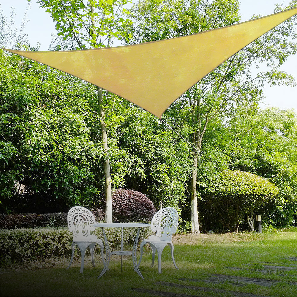 Wallaroo Triangle Shade Sail 7x7x7m - Sand
