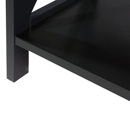 Sarantino Daphne 5-tier Cross Panel Bookshelf