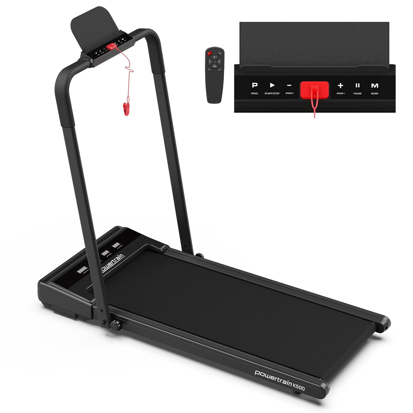 Powertrain K500 Walking Pad Treadmill 2 in 1 Foldable