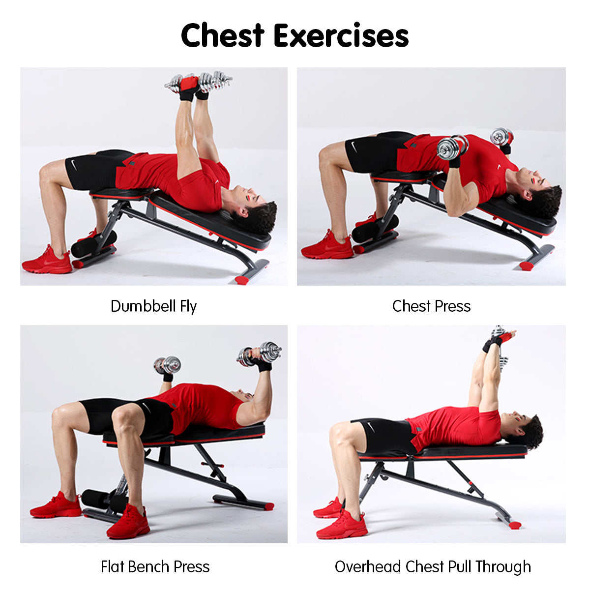 Powertrain Weight Bench Adjustable FID-250KG